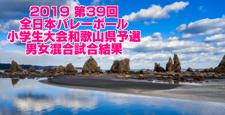 2019 第39回全日本バレーボール小学生大会和歌山県予選　男女混合試合結果