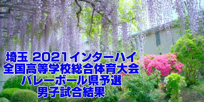 埼玉 21インターハイ 全国高等学校総合体育大会 バレーボール県予選 要項 組合せ