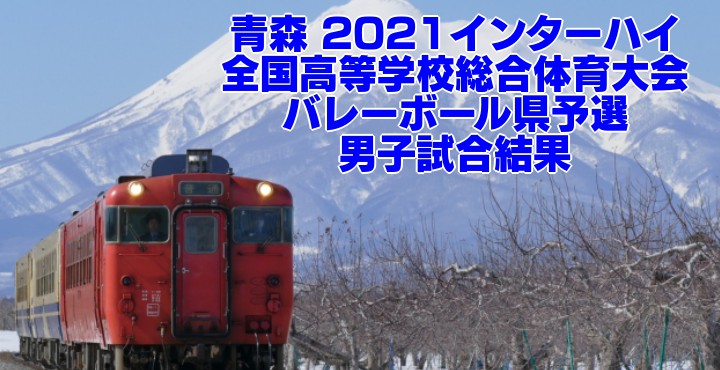 青森 21インターハイ 全国高等学校総合体育大会 バレーボール県予選 男子試合結果